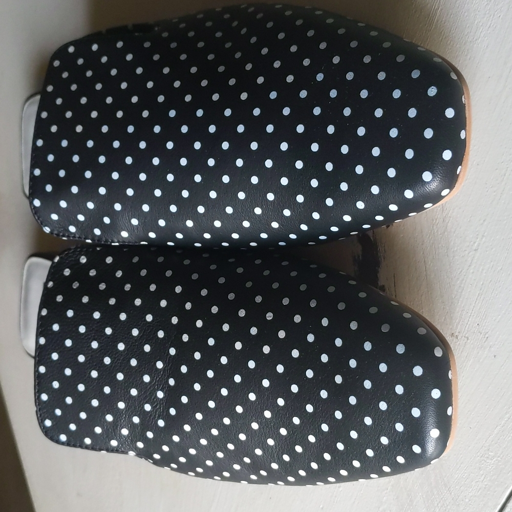 Like New Leather Dolce Vita Brie Polka Dot Mules - Picture 3 of 12